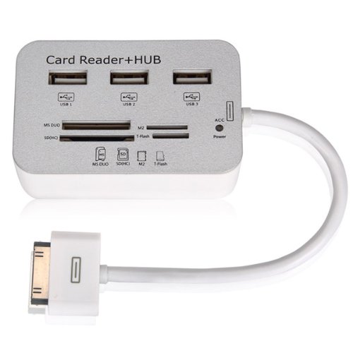 cavo Card Reader 3x HUB Camera Connection ipad 