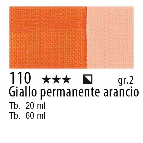 MAIMERI OLIO CLASSICO 60ml Giallo Perm. Arancio 110