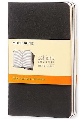 clicca su immagine per consultare dettagli, vedere altre foto e ordinare Moleskine Cahier Pocket a righe copertina nera