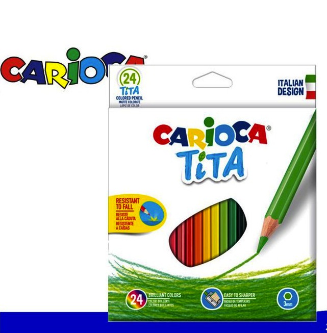 CARIOCA CARIOCA Matite Colorate TITA 24 pz - ECONOMICHE E AFFIDABILI 8003511427948