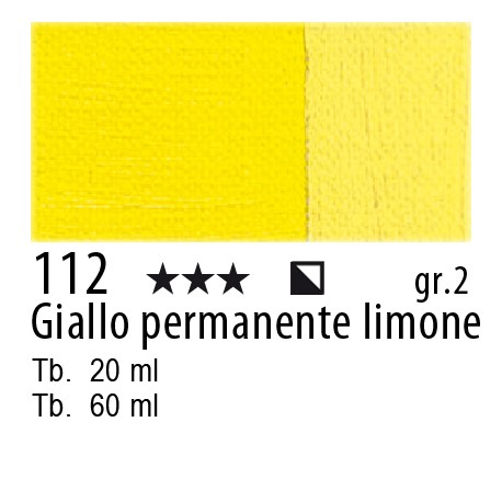 MAIMERI OLIO CLASSICODa 60 Ml Giallo Perm. Limone 112.