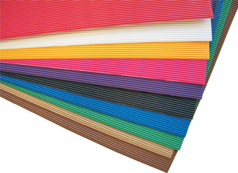 DALU Cartone Ondulato colorato in formato 50x70 