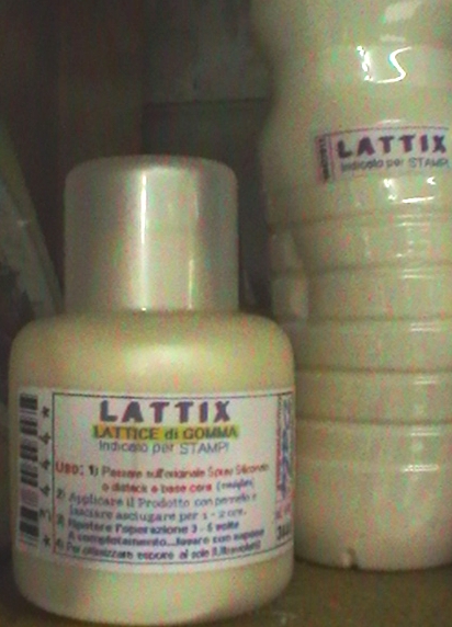 LATIX Lattice di Gomma naturale liquido naturale NON TOSSICO.