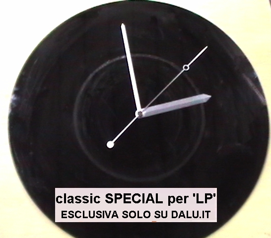 L3: OROLOGIO CLASSICO PER LP, DISCHI IN VINILE.