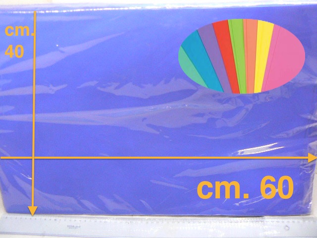 Fogli di fommy Gomma Eva Glitterata 60x40 adesiva colore Viola spessore 2 mm