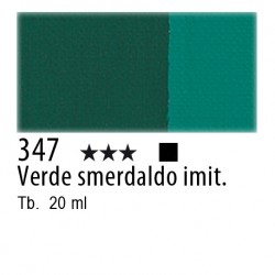 Tempera Fine Maimeri TEMPERA tubo 20 ml. (verde smeraldo).
