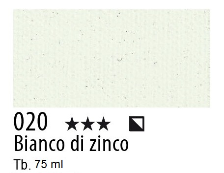 Maimeri colore Acrilico extra fine Bianco di Zinco 020 - 75m.