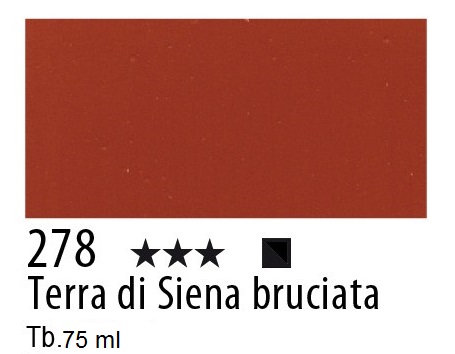 Maimeri colore Acrilico extra fine Terra Siena Bruciata 278.