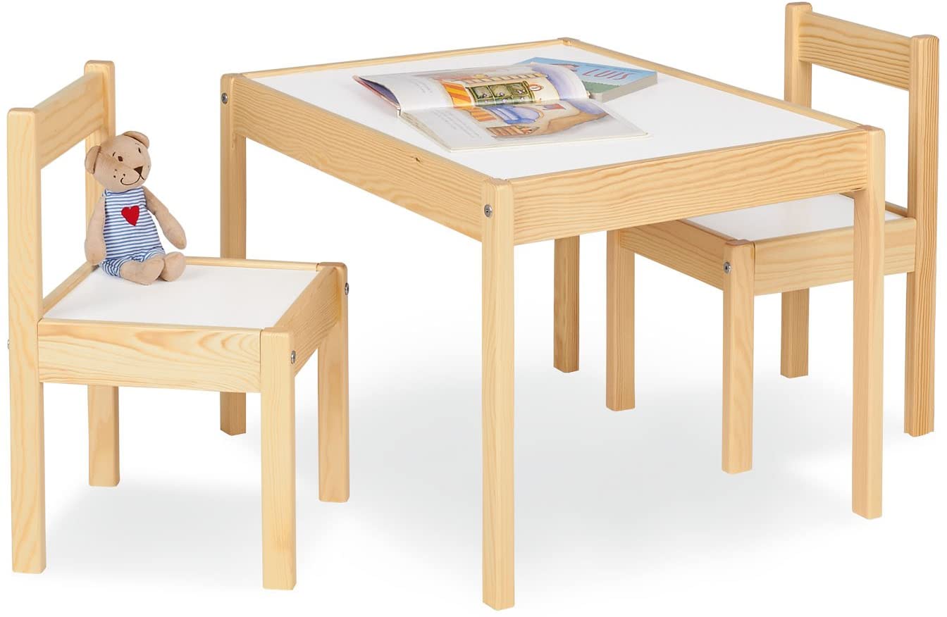 LÄTT Tavolo per bambini con 2 sedie, bianco, pino - IKEA Italia