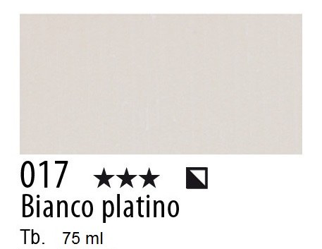Maimeri colore Acrilico extra fine Bianco platino 017 - 75ml.