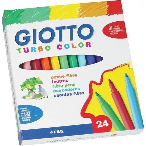 Colori a Spirito da 24 Giotto Turbo Color pennarelli da 24.