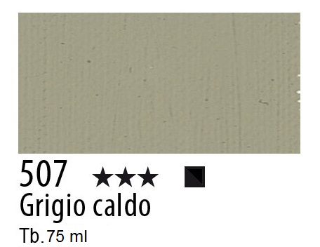 Maimeri colore Acrilico extra fine Grigio caldo 507 - 75ml.