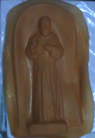 clicca su immagine per consultare dettagli, vedere altre foto e ordinare STAMPO GOMMA: Padre Pio 3D in Cupola
