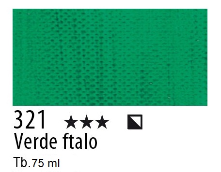 Maimeri colore Acrilico extra fine Verde Ftalo 321 - 75ml.