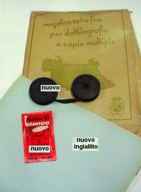 3 nastri comp.Olivetti + kit.