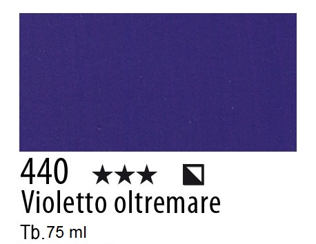 Maimeri colore Acrilico extra fine Violetto Oltremare 440 .
