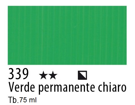 Maimeri colore Acrilico extra fine Verde Perm. Chiaro 339.