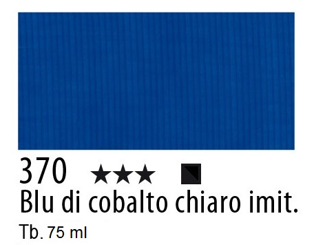 Maimeri colore Acrilico extra fine Blu Cobalto Chiaro 370.
