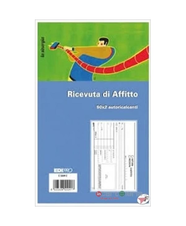 BLOCCO RICEVUTA D AFFITTO 50X2 2C EDIPRO 