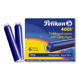 clicca su immagine per consultare dettagli, vedere altre foto e ordinare Pelikan 4001 cartucce inchiostro TP/6 - Cartridges  Per magg