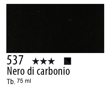 Maimeri colore Acrilico extra fine Nero di Carbonio 537 .