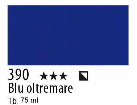 Maimeri colore Acrilico extra fine Blu Oltremare 390 - 75ml.