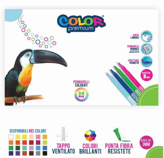 PENNARELLI a SPIRITO COLOR PREMIUM X24