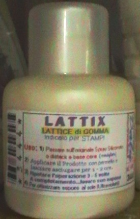 LATTIX Lattice di Gomma naturale liquido NON TOSSICO LATIX-100 