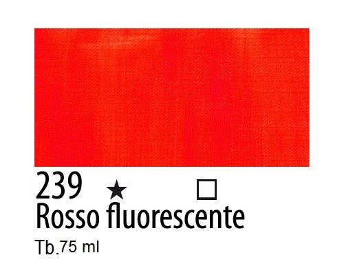 Maimeri Acrilico extra fine ROSSO FLUORESCENTE 239 - 75 ml.