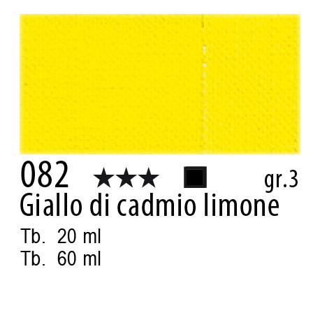 MAIMERI OLIO CLASSICO 60ml Giallo Cadmio Limone 082  .