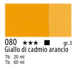MAIMERI OLIO CLASSICO DA 60ml colore 080 cadmio arancio.