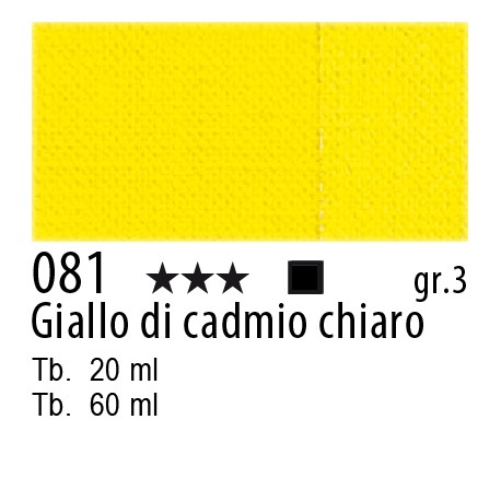 MAIMERI OLIO CLASSICO 60ml Giallo Cadmio Chiaro 081 .