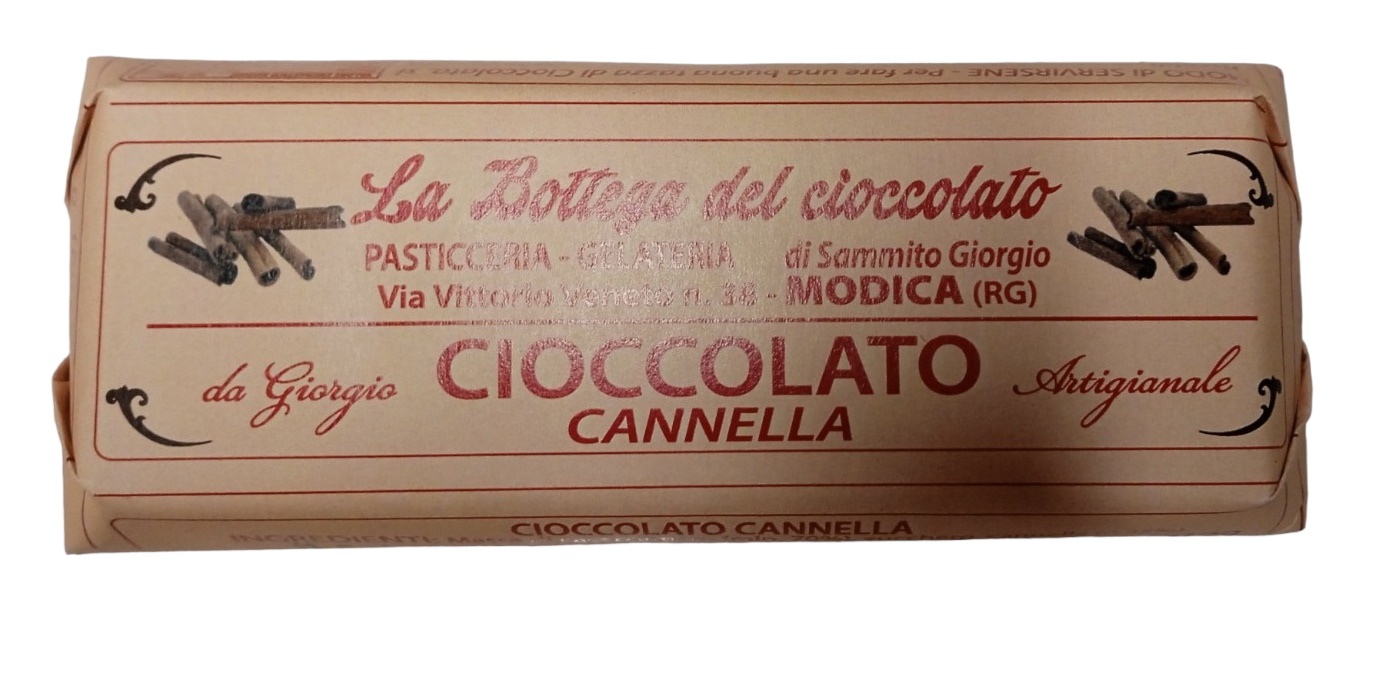 Bottega del Cioccolato di Modica Gusto CIOCCOLATO CANNELLA.