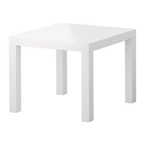 clicca su immagine per consultare dettagli, vedere altre foto e ordinare  IKEA LACK - lucido-bianco - 55 x 55 cm 