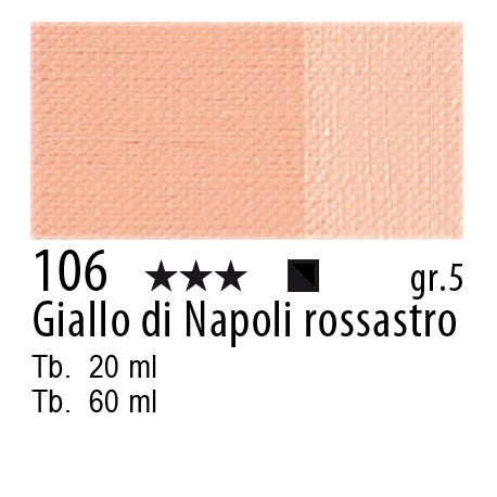 MAIMERI OLIO CLASSICO DA 20ml. Tinta 106 Giallo Napoli.