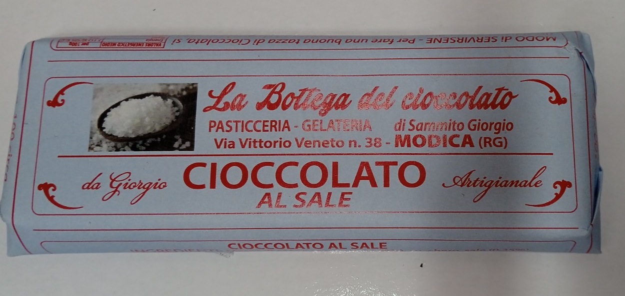 Bottega del Cioccolato di Modica Gusto CIOCCOLATO AL SALE.