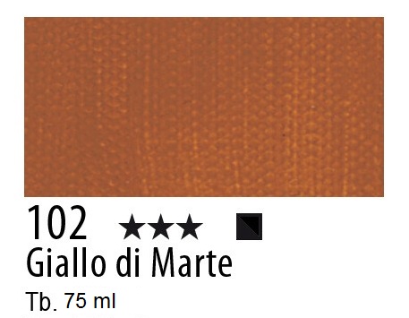 Maimeri colore Acrilico extra fine Giallo di Marte 102 - 75m.