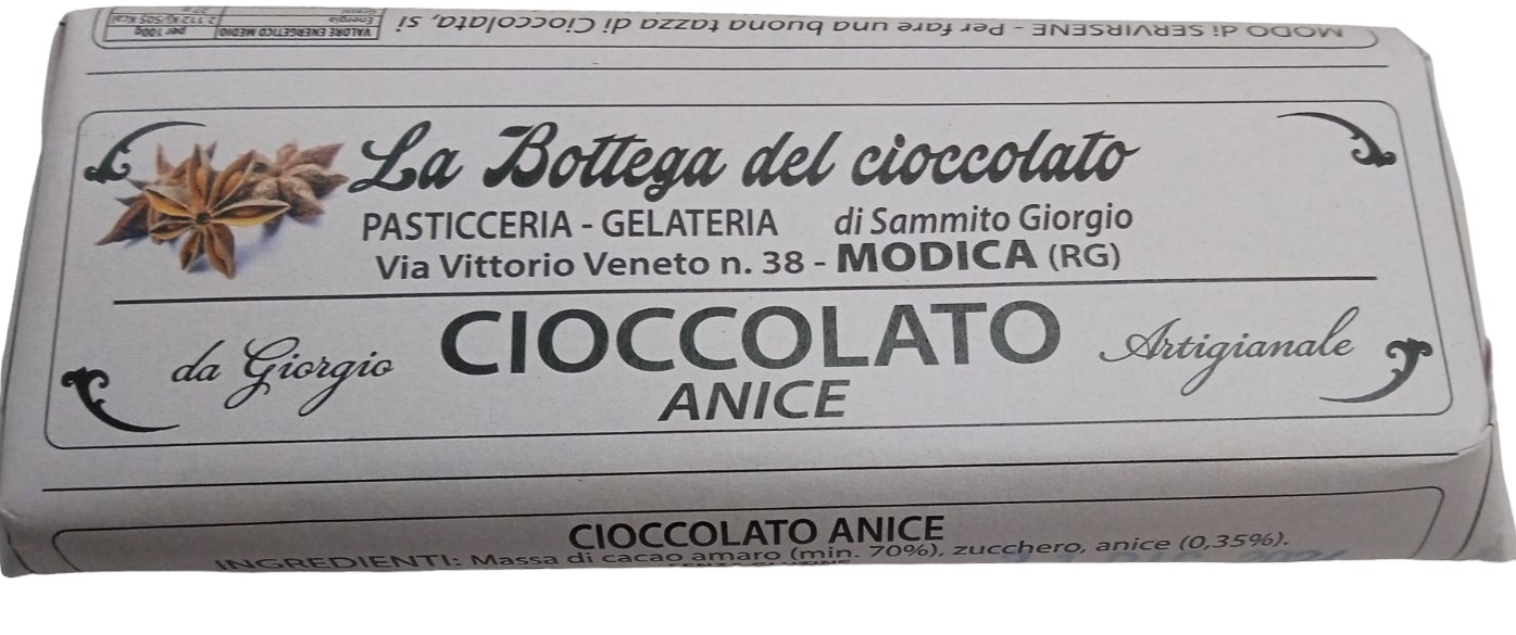 Bottega del Cioccolato di Modica Gusto ANICE.