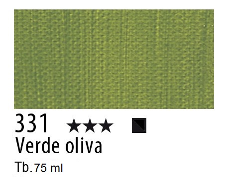 Maimeri colore Acrilico extra fine Verde Oliva 331 - 75 ml.