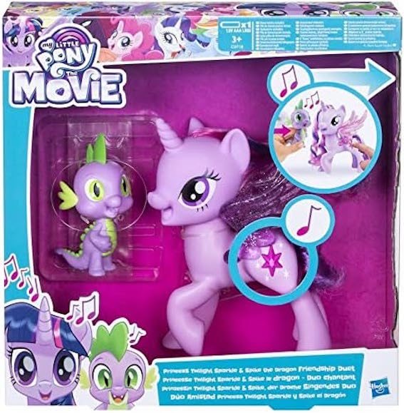 Hasbro Originale My Little Pony - Twilight & Spike Cantanti,