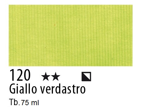Maimeri colore Acrilico extra fine Giallo Verdastro 120 -75m.