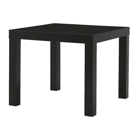  Ikea Lack - Tavolino, colore: nero, Legno, Black, 55x45x55.