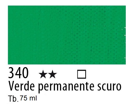 Maimeri colore Acrilico extra fine Verde perm. Scuro 340.