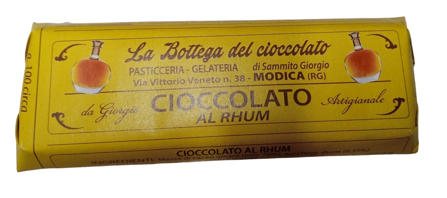 Bottega del Cioccolato di Modica Gusto CIOCCOLATO AL RUM.