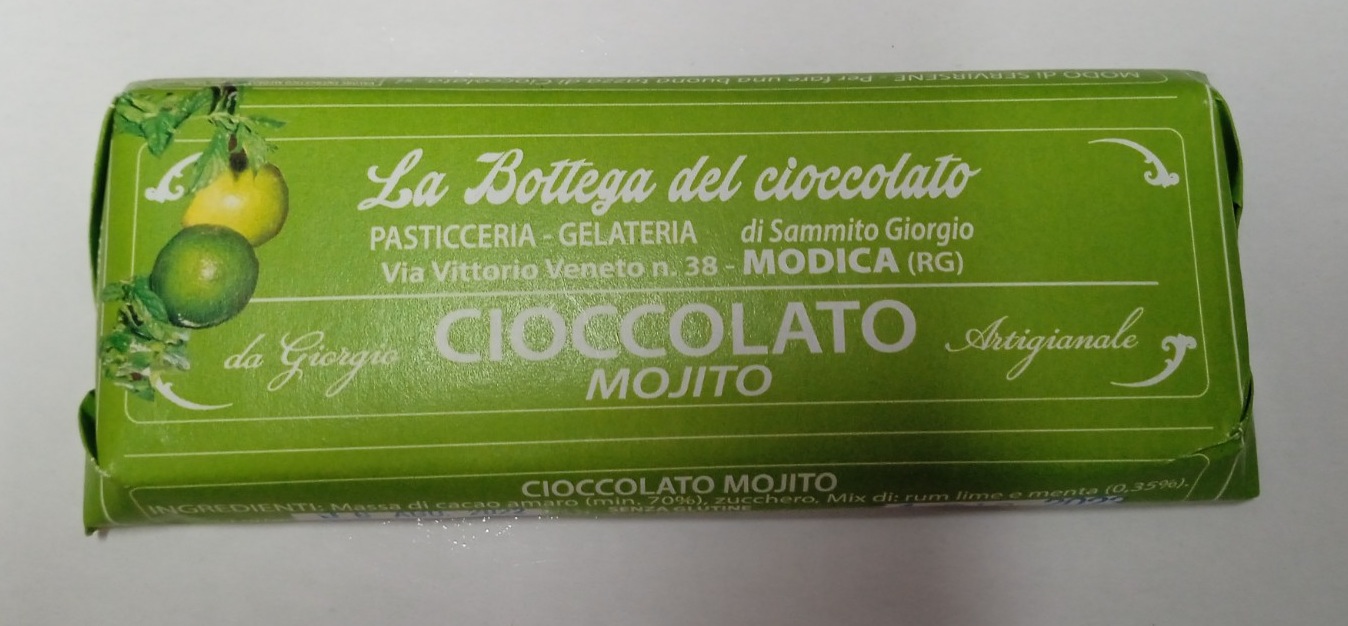 Bottega del Cioccolato di Modica Gusto CIOCCOLATO MOJITO.