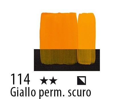 Maimeri colore Acrilico extra fine Giallo perm Scuro 114.