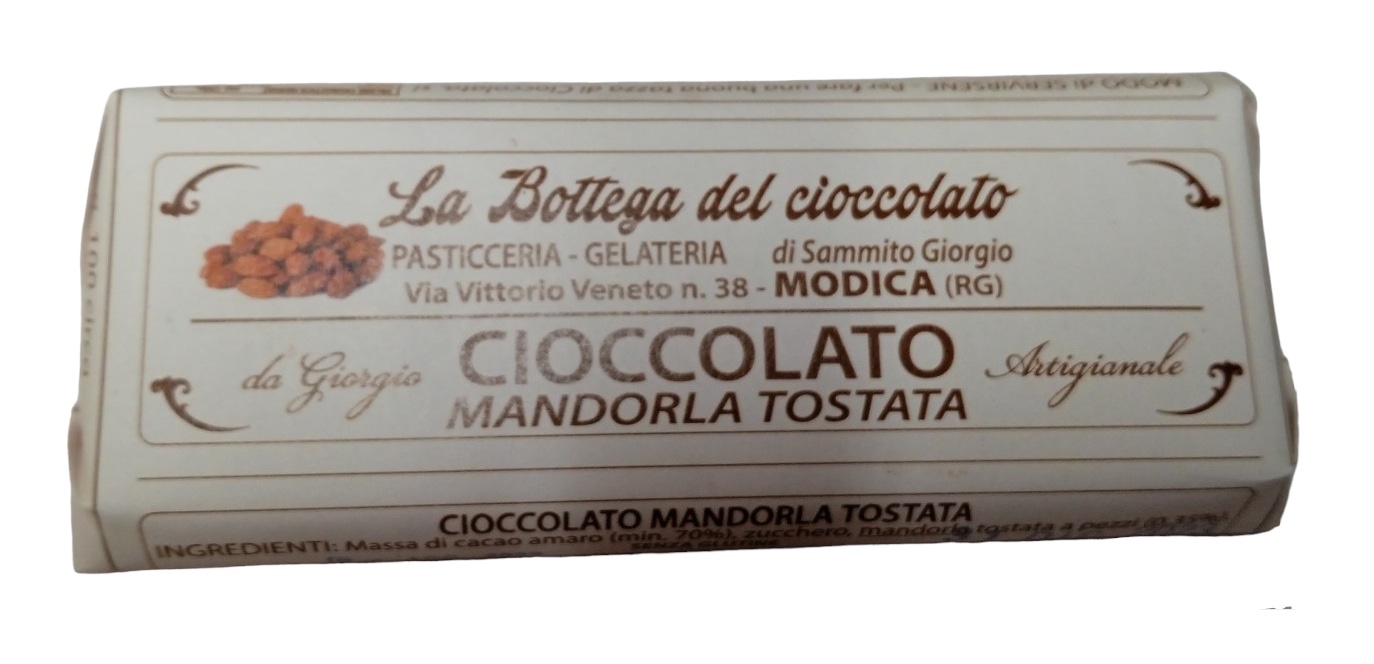 Bottega del Cioccolato di Modica Gusto MANDORLA TOSTATA.