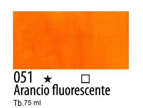 Maimeri Acrilico extra fine FLUORESCENTE 051 Arancio 75 ml.